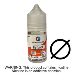 Flavorless E-Liquid